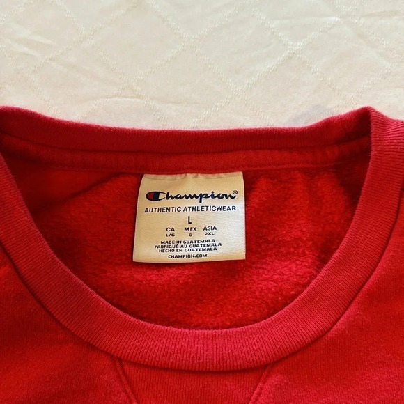 Champion Marine Crops Crewneck sweatshirt large EUC - Picture 3 of 4